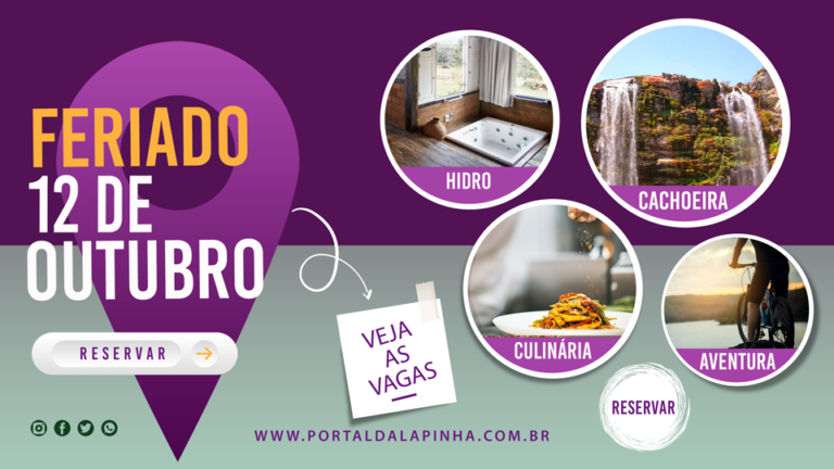 Feriado 12 de Outubro na Lapinha da Serra