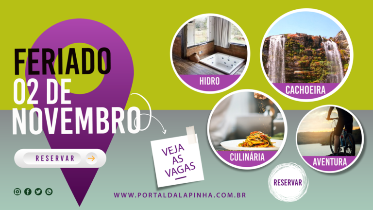 Feriado 02 de Novembro na Lapinha da Serra