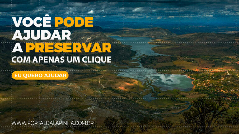 Você pode contribuir com a preservação do espelho D’água da Lapinha da Serra