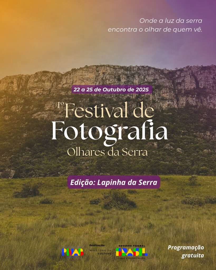 Festival de Fotografia Olhares da Serra 2025 na Lapinha da Serra